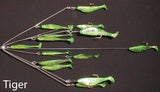 9'ERS LURES 4" NE 6-ARM SHAD RIG