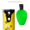 TROUT MAGNET SLOTTED FLOATS GREEN/YELLOW QTY 4