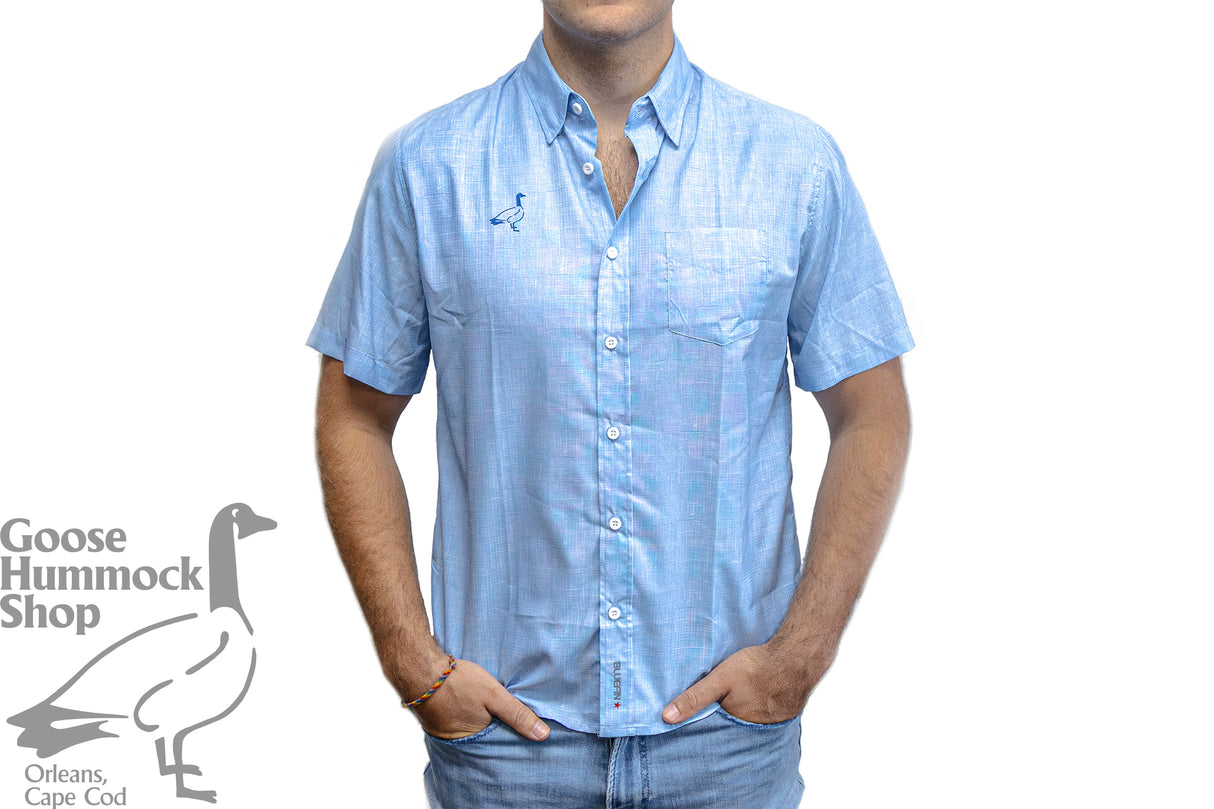 BLUEFIN FINS OUT LINEN SPORT SS SHIRT