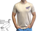 CALIFORNIA FLYER CO. PURPLE FLYER LOGO TEE