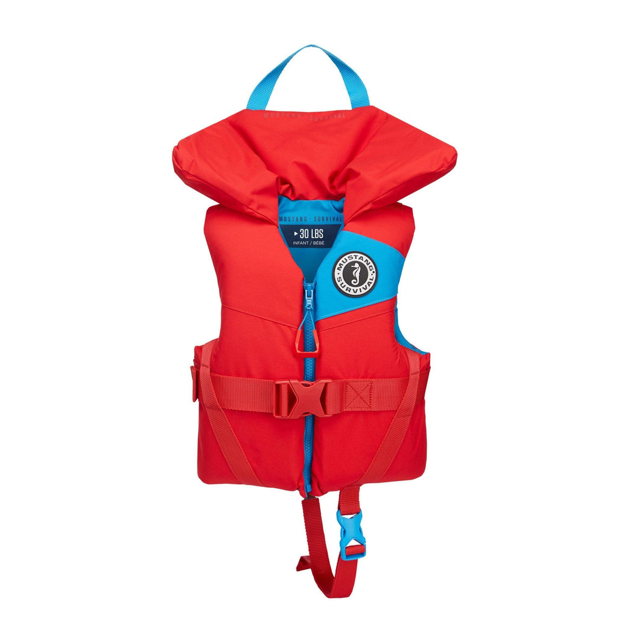 MUSTANG INFANT LIL LEGENDS FOAM PFD IMPERIAL RED