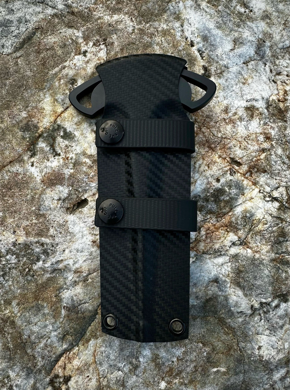 GREG CIMMS 5-1/4" IKEJIME FISH SPIKE MIDNIGHT BRONZE WITH SHEATH AND ZIPPER CASE