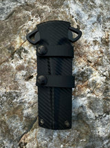 GREG CIMMS 5-1/4" IKEJIME FISH SPIKE MIDNIGHT BRONZE WITH SHEATH AND ZIPPER CASE