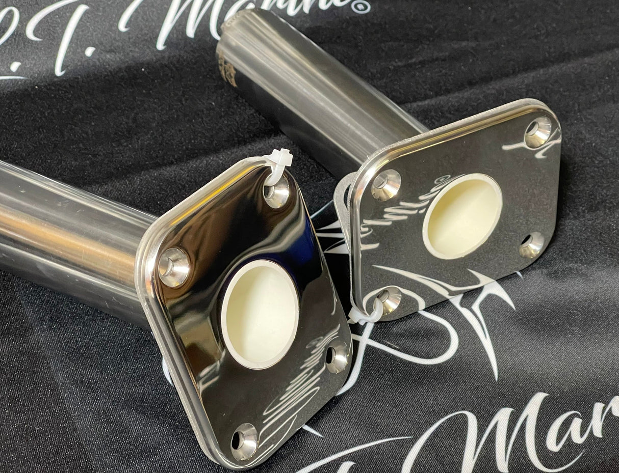 LT MARINE HD ZERO DEGREE SWIVEL ROD HOLDER W/BACKING PLATE 9" DEEP