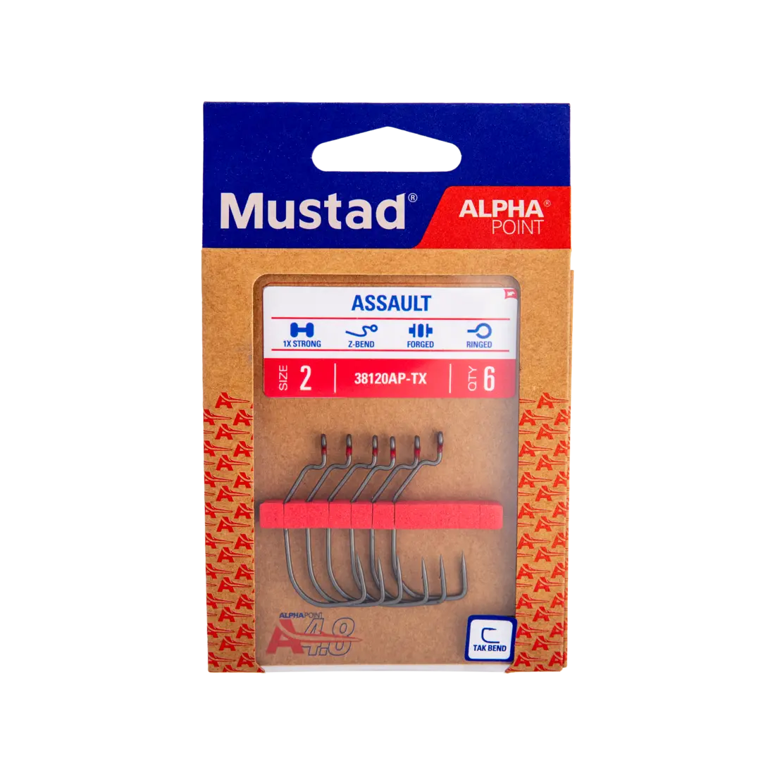 MUSTAD TAC-OFFSET WORM HOOK