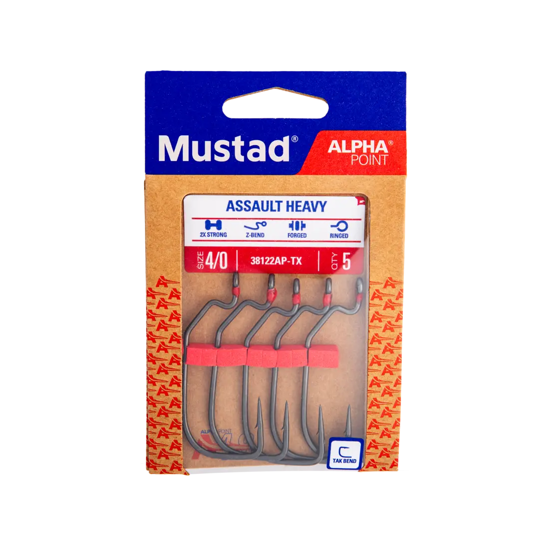 MUSTAD ASSAULT HEAVY WIDE GAP HOOK