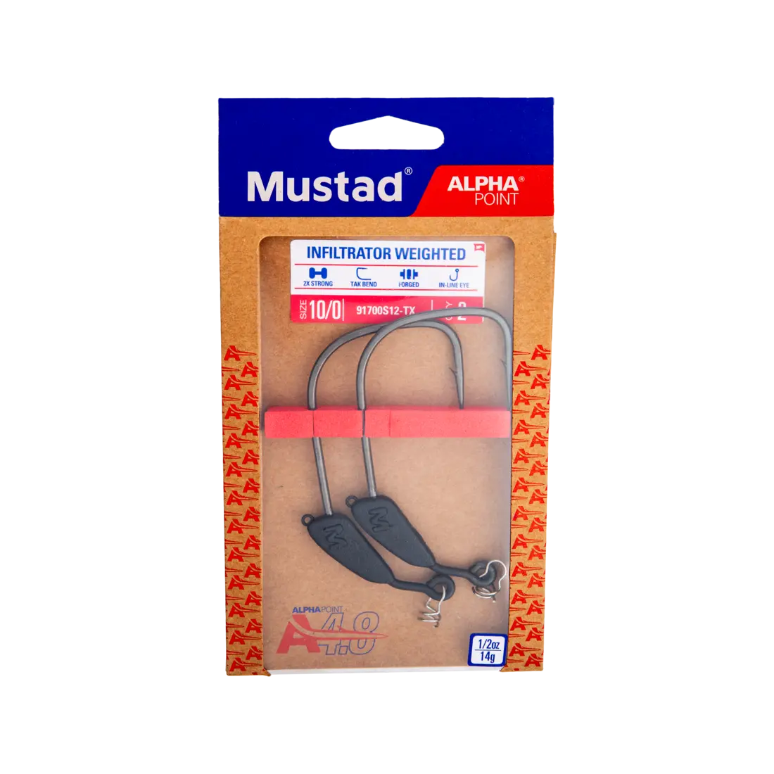 MUSTAD INFILTRATOR WEIGHTED HOOK