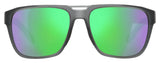 NATIVE MAMMOTH MATTE SMOKE CRYSTAL W/GREEN REFLEX POLARIZED