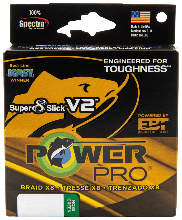POWER PRO SUPER SLICK V2 MOSS GREEN 30 LB 300 YARDS
