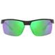 NATIVE RIDGE-RUNNER MATTE BLACK W/GREEN REFLEX POLARIZED