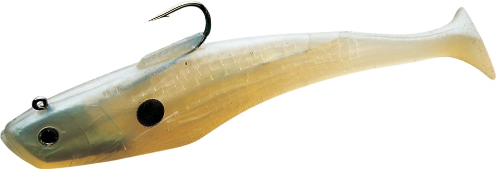 TSUNAMI SWIM SHAD HEAVY 4" PEARL/SPOT 3 PK