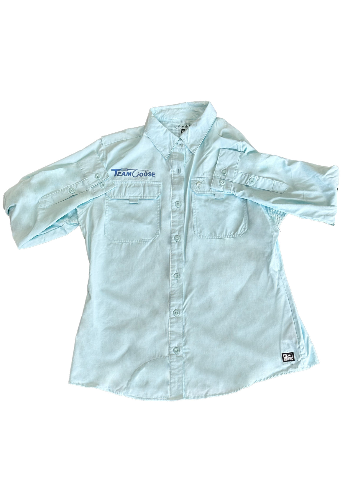 PELAGIC WOMENS KEYS LS FISHING LS SHIRT GOOSE