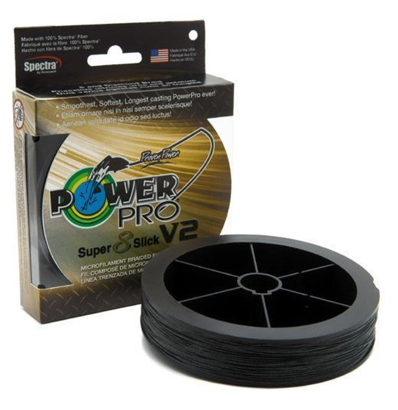 POWER PRO SUPER SLICK V2 ONYX 30 LB 300 YARDS