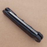 PRO-TECH MALIBU, BL FLIPPER Black Handle w/Magnacut Reverse Tanto Blade