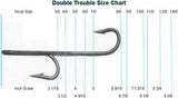 QUICKRIG DOUBLE TROUBLE SIZE 6/0 "90" DEGREE HOOK QTY 1