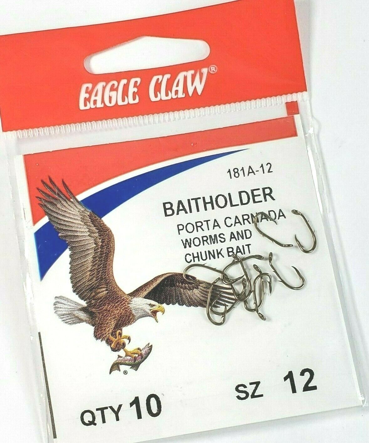 EAGLE CLAW BAITHOLDER WORMS & CHUNK BAIT HOOK