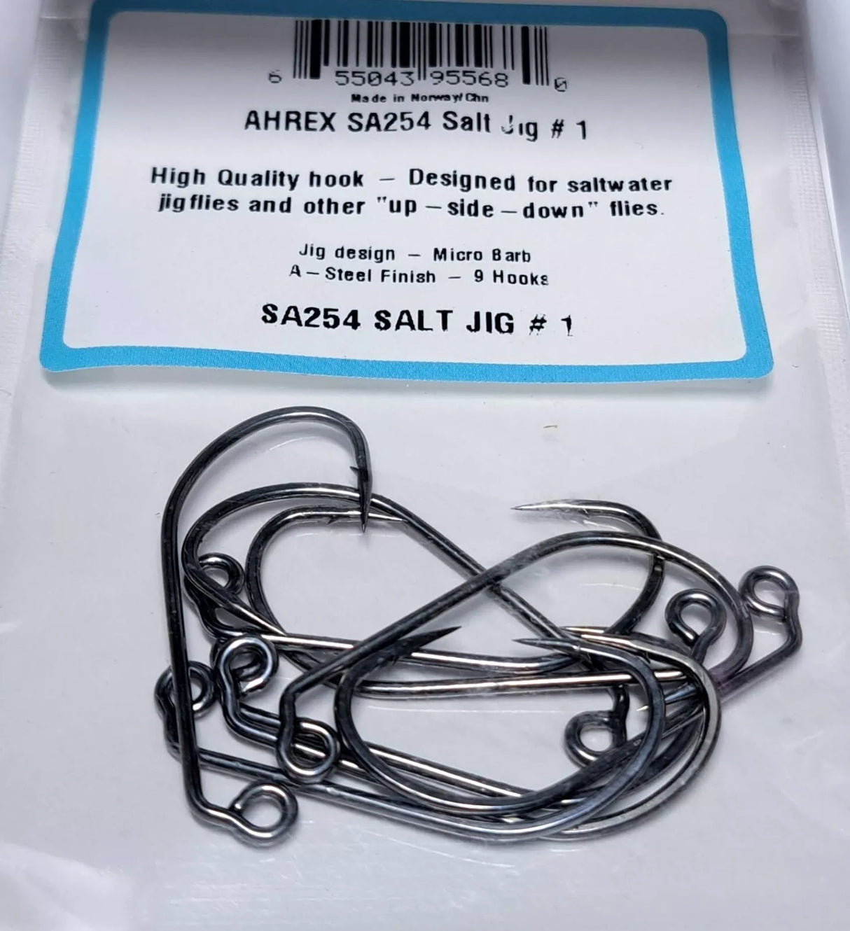 AHREX SA254 SALT JIG HOOK SIZE 1/0