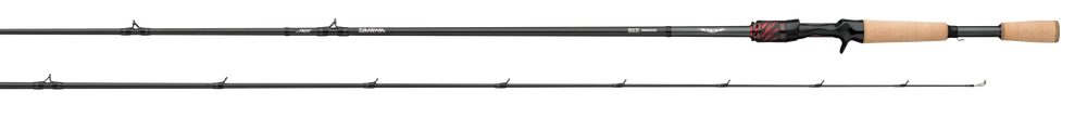 DAIWA STEEZ AGS BASS CASTING ROD 7'1" M F 5-12 LB STAGS711MFS