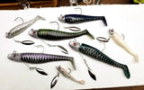 AL GAGS UNDERSPIN WHIP-IT FISH RIGGED 4" BUBBLEGUM 3/8 OZ