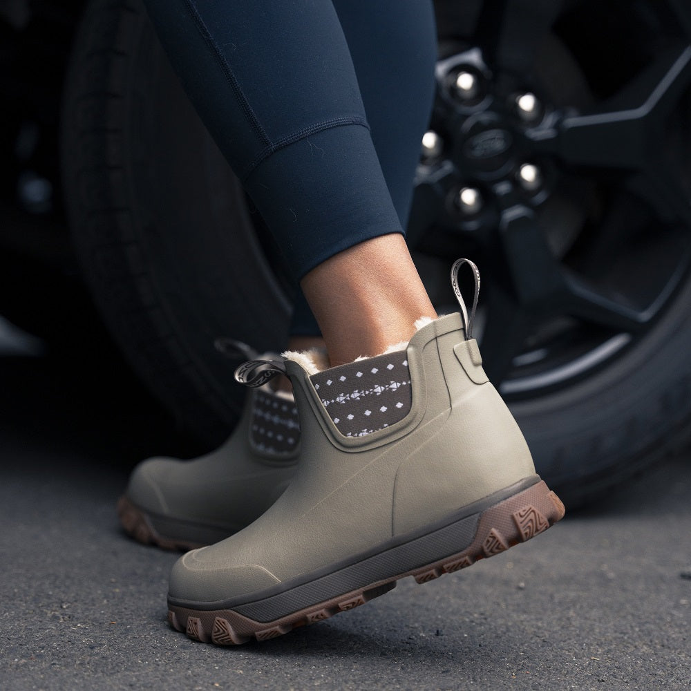 Sherpa ankle boots cheap