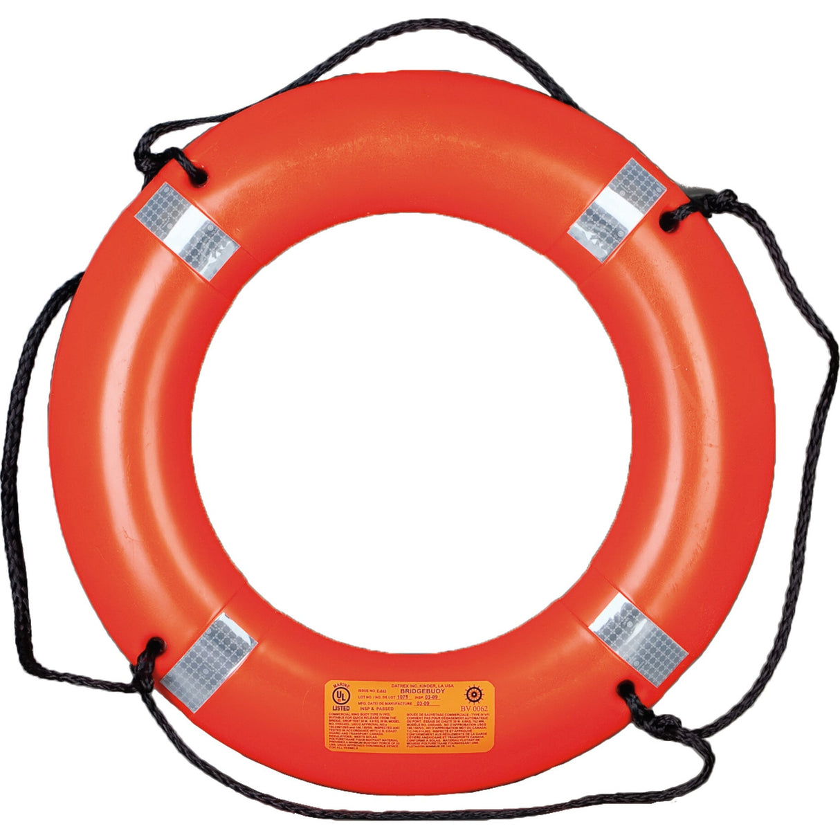 MUSTANG 30' RING BUOY WITH REFLECTIVE TAPE