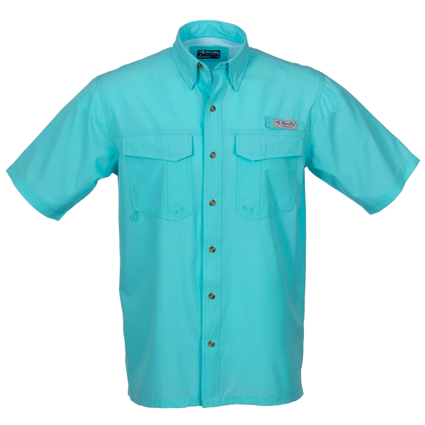 BIMINI BAY MENS FLATS V SS SHIRT