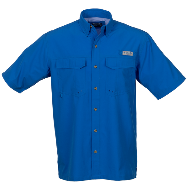 Bimini Bay Outfitters Flats V Men's Short Sleeve Shirt Featuring BloodGuard Plus