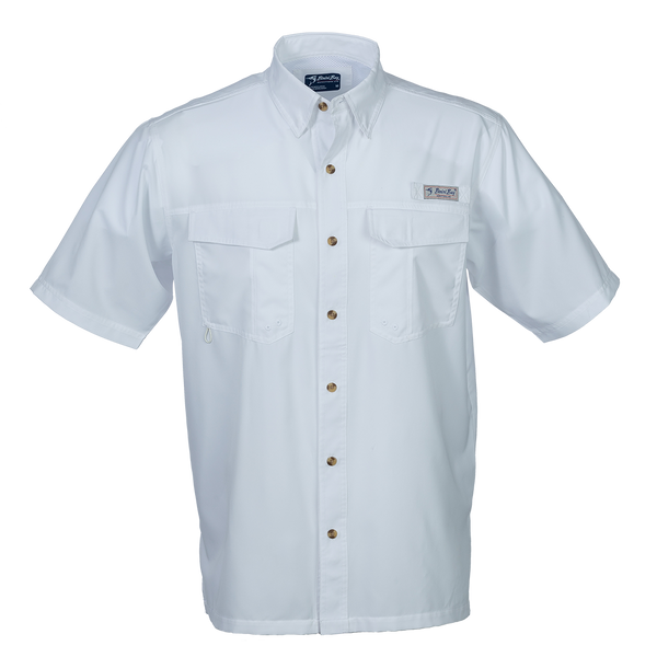 BIMINI BAY MENS FLATS V SS SHIRT