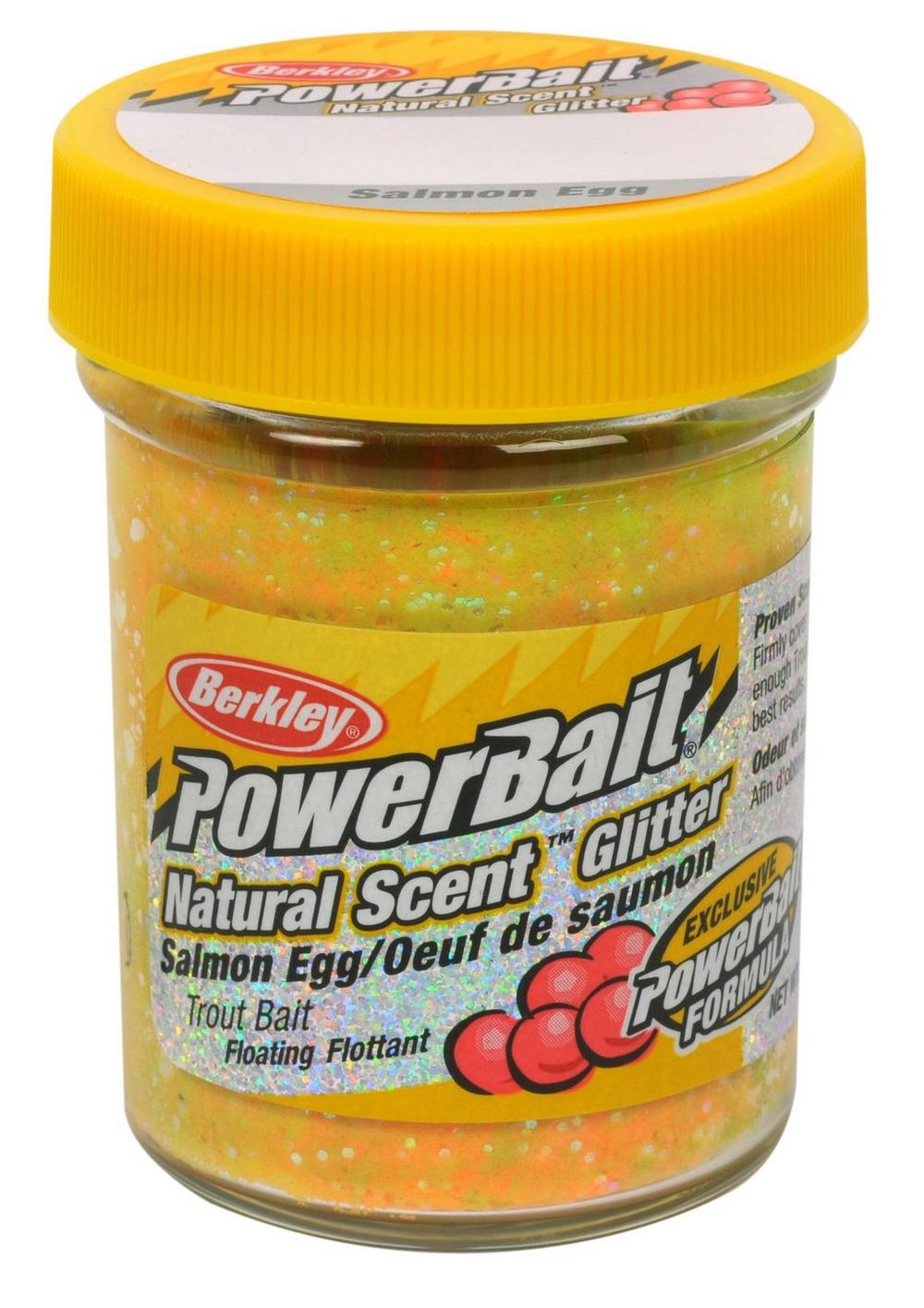 BERKLEY POWERBAIT NATURAL GLITTER TROUT BAIT