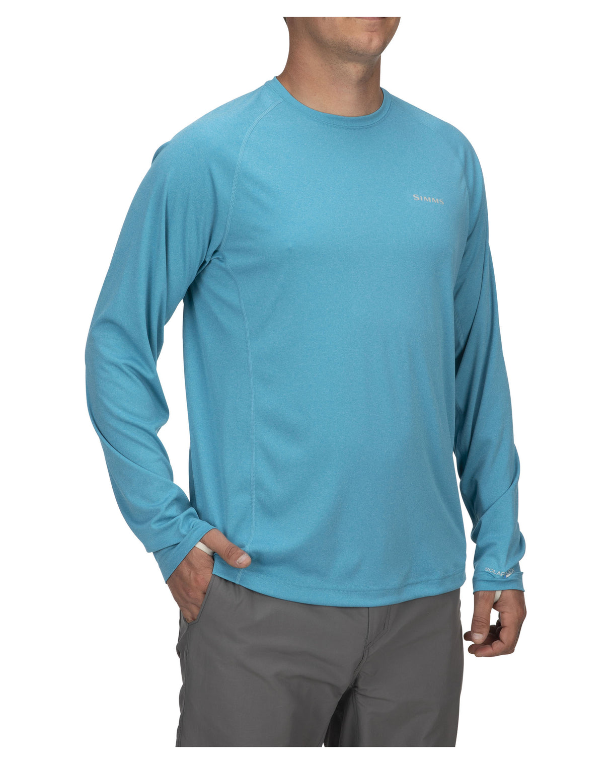 SIMMS MENS SOLARFLEX LS CREWNECK