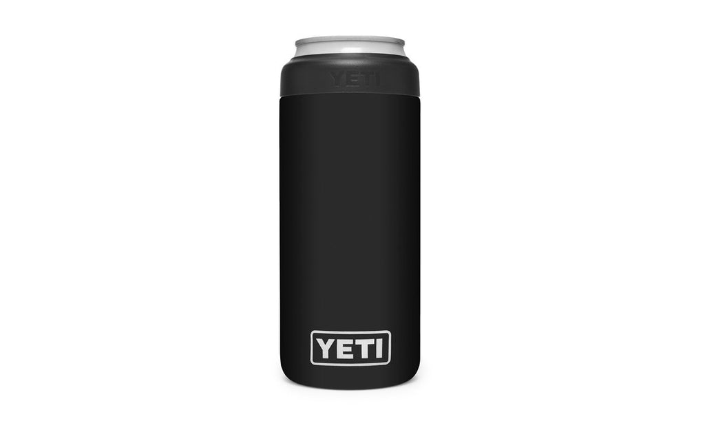YETI Rambler 12 oz. Colster Slim Can Insulator Black NEW WITH TAG