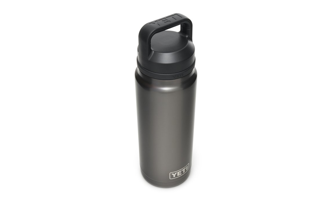 YETI Rambler 26-fl oz Stainless Steel Water Bottle with Chug Cap, Graphite  in the Water Bottles & Mugs department at
