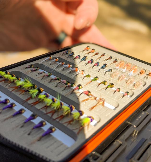 THE MIGHTY FISH DELUXE DOUBLE SIDED WATERPROOF FLY BOX