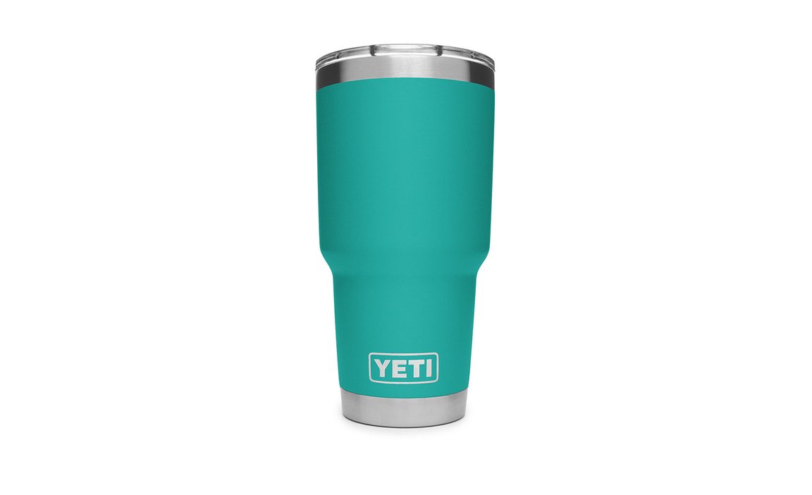 Yeti Rambler 30 Oz with Magslider Lid- 2018 Reef Blue RARE!