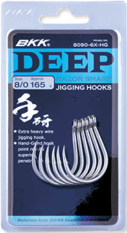 BKK 8090-6X-HG RAZOR SHARP Deep Jigging Hook Big Game Tuna Heavy