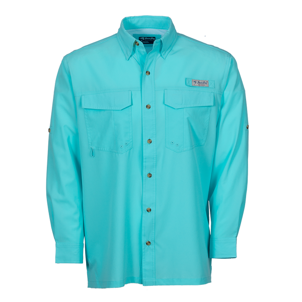 BIMINI BAY MENS FLATS V L/S SHIRT