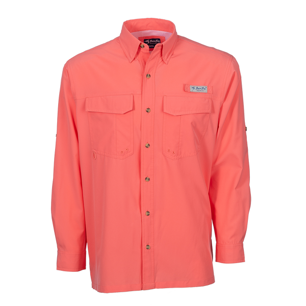 BIMINI BAY MENS FLATS V L/S SHIRT