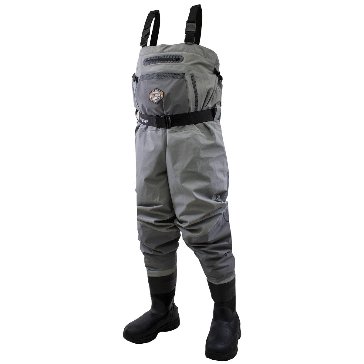 FROGG TOGGS MEN'S STEELHEADER LUG SOLE BOOTFOOT CHEST WADER