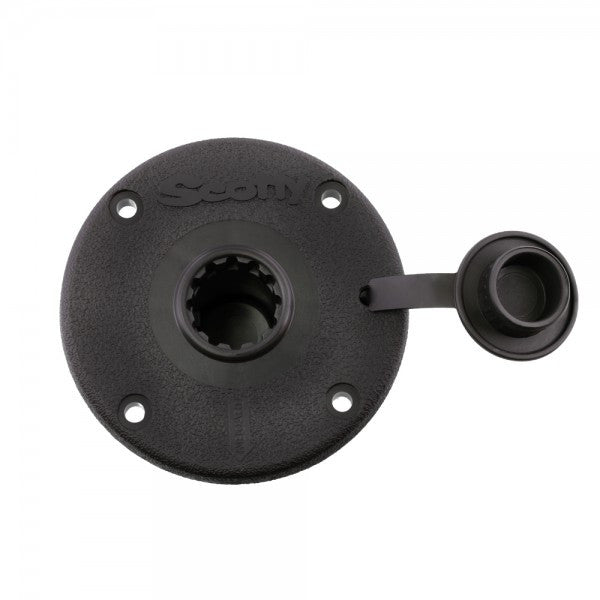 SCOTTY ROUND FLUSH DECK MOUNTING BRACKET