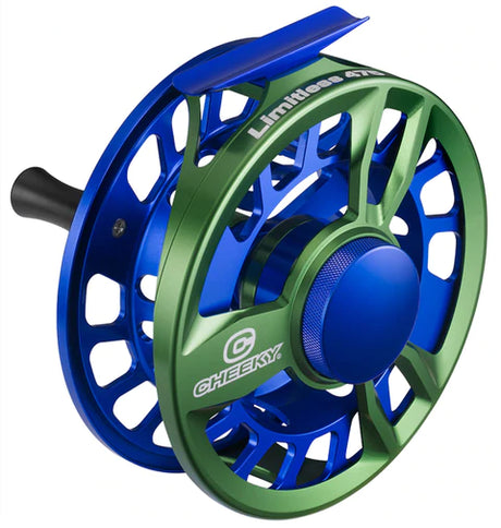 Cheeky Spray 450 Fly Reel Electric Blue/Gold