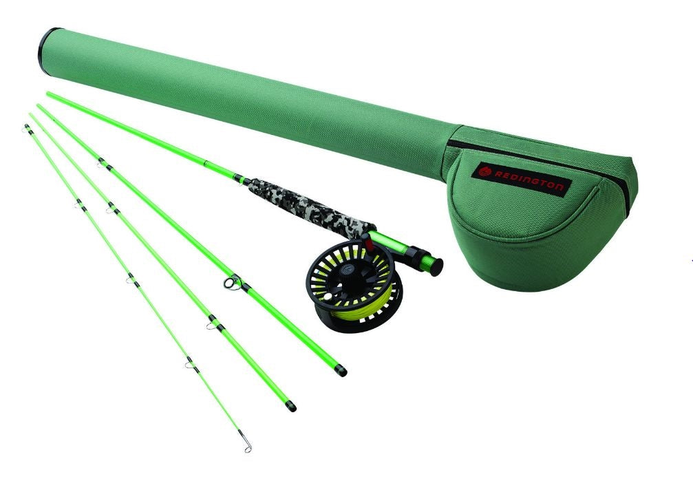 REDINGTON YOUTH MINNOW 4-PIECE ROD AND REEL COMBO
