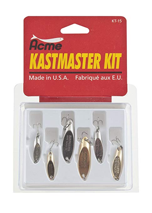 acme kastmaster fishing lures gold Acme 6-Piece Kastmaster Kit