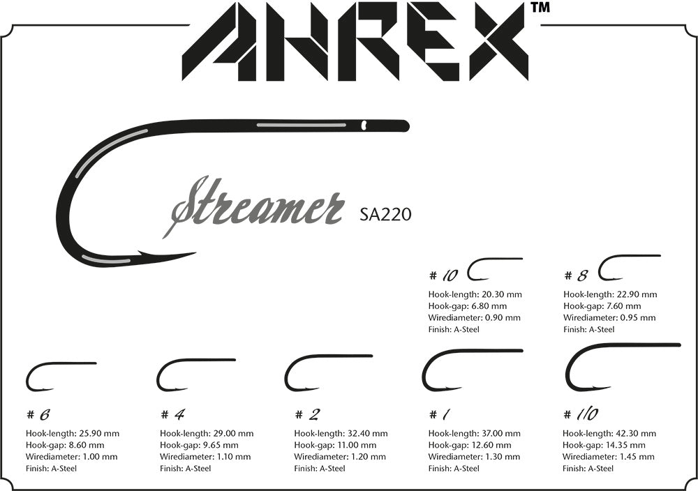 AHREX SA220 SALTWATER STREAMER HOOK