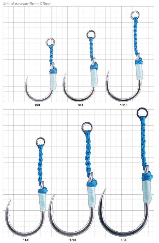 BKK SF Deep Heavy Jigging Assist Hooks 10/0