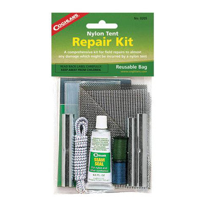 how to repair a tent rip TEXSPORT NYLON TENT REPAIR KIT