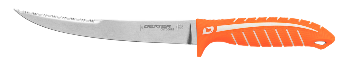 DEXTER DEXTREME 8" DUAL EDGE FLEXIBLE FILLET KNIFE