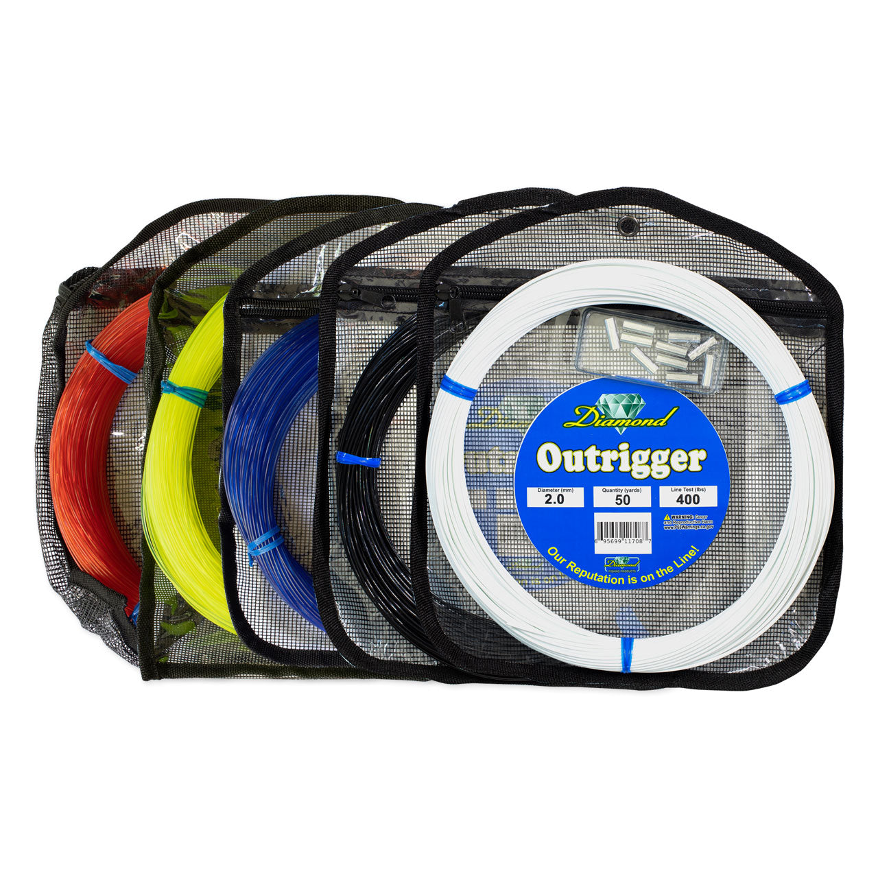 Diamond Outrigger LINE 400 lb Black / 50 YARDS