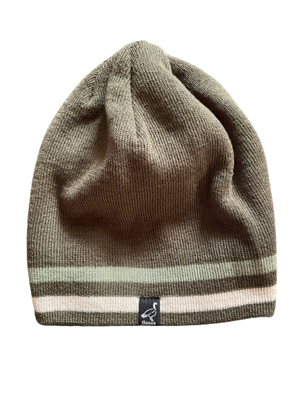 GOOSE HUMMOCK STRIPE KNIT BEANIE