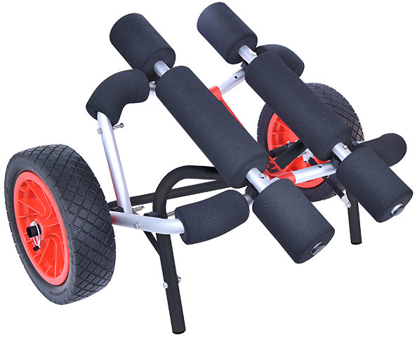 MALONE WIDETRAK ATB LARGE KAYAK/CANOE CART (WITH NO FLAT TIRES & BUNKS)