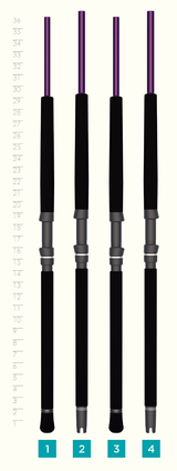 ST CROIX MOJO SALT SPINNING ROD
